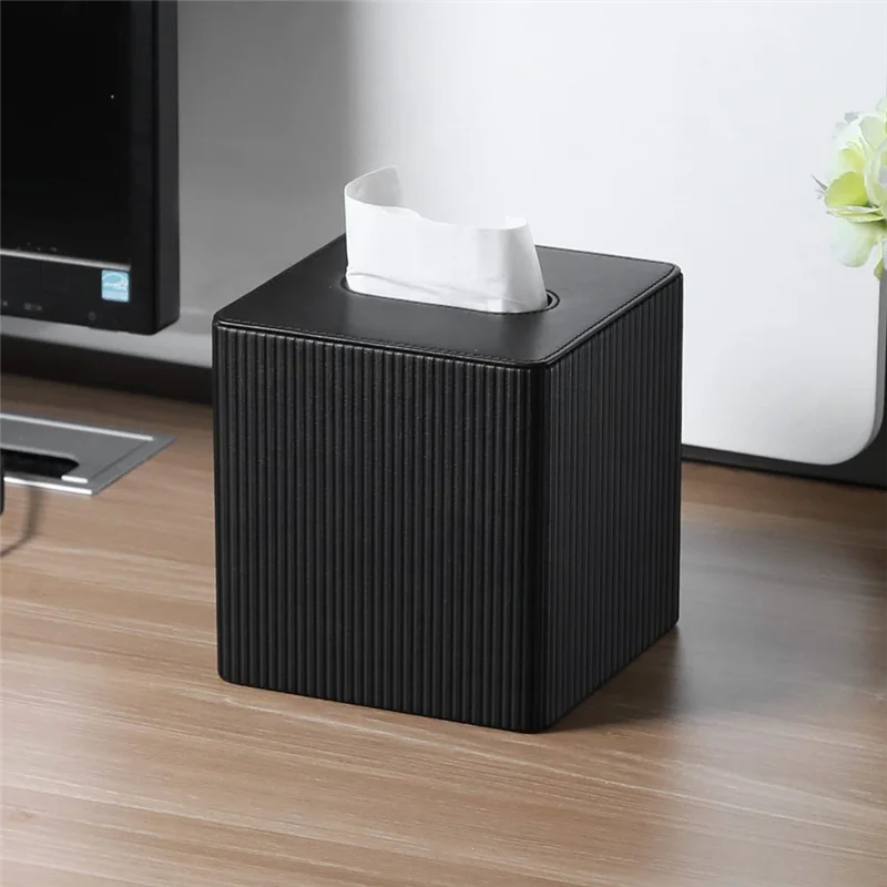 

ABJN-PU кожаный чехол для салфеток с магнитной застежкой, квадратный держатель для салфеток, декоративный органайзер для ванной комнаты, гостиной