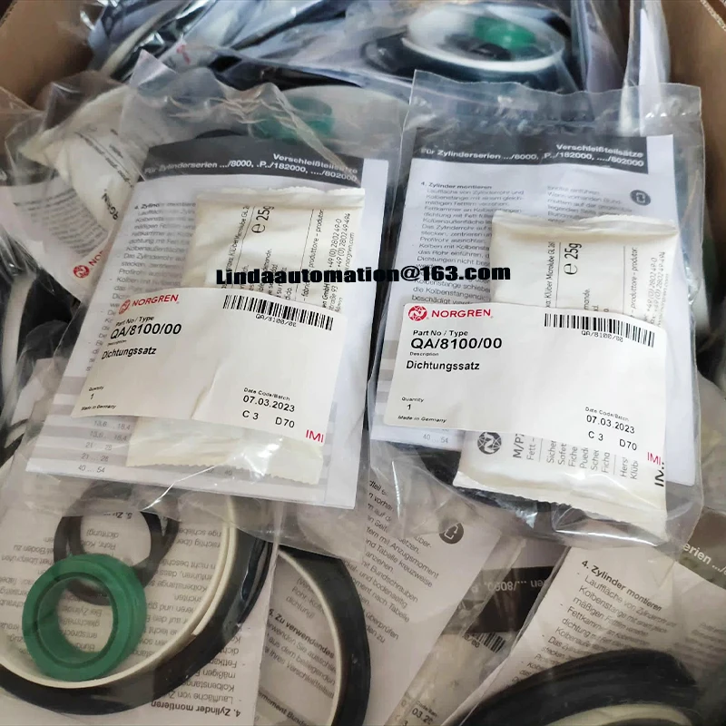 الأصلي NORGREN QA/8100/00 8063/00 8125/00 طقم تصليح اسطوانة