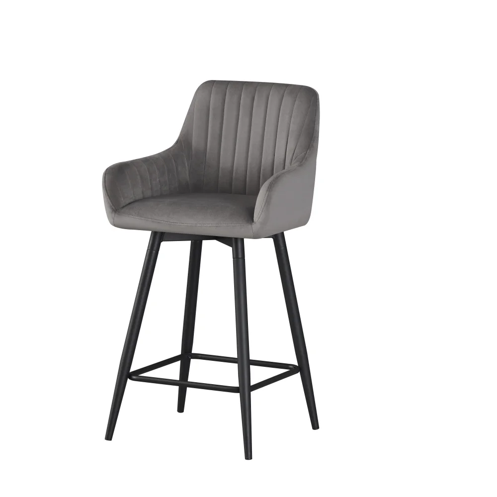 Durable Comfortable Modern Bar Stools Upholstered High Chair Factory Wholesale For Home Bar