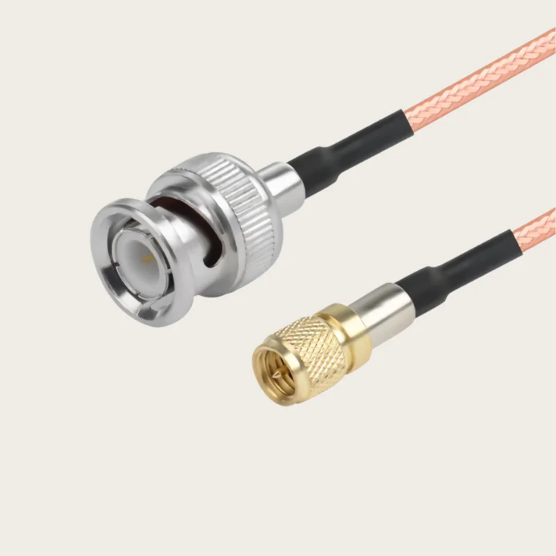 RG316 BNC Male to M5/L5 Male Acceleration Sensor Vibration Test Connection Wire 10-32U for Electronics