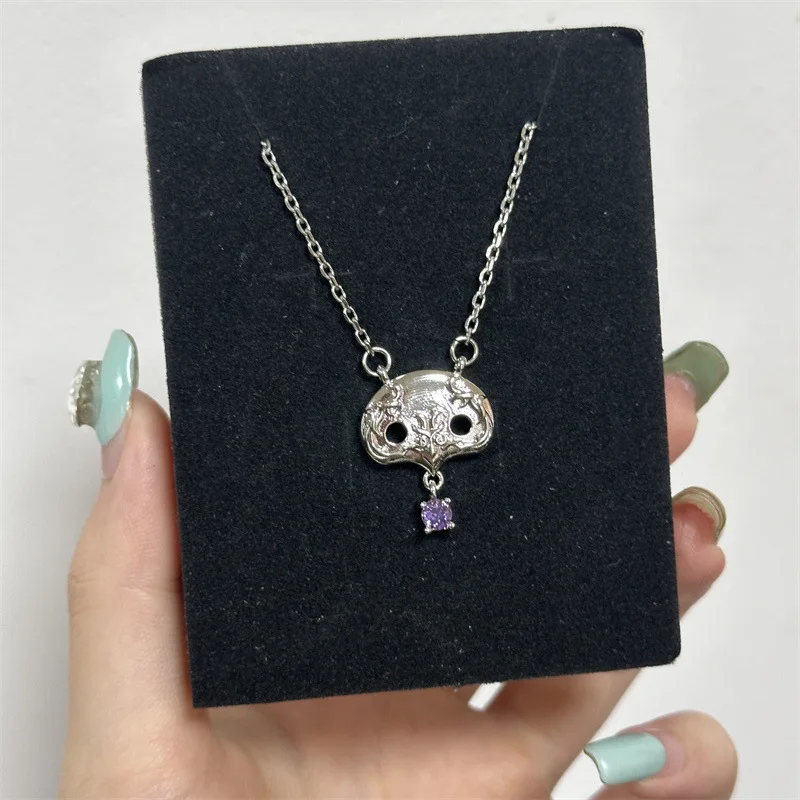 Final Fantasy Necklace for Women FF14 Necklaces Hythlodaeus Pendant Trend Fashion Couples Gift Cosplay Metal Accesorios Jewelry