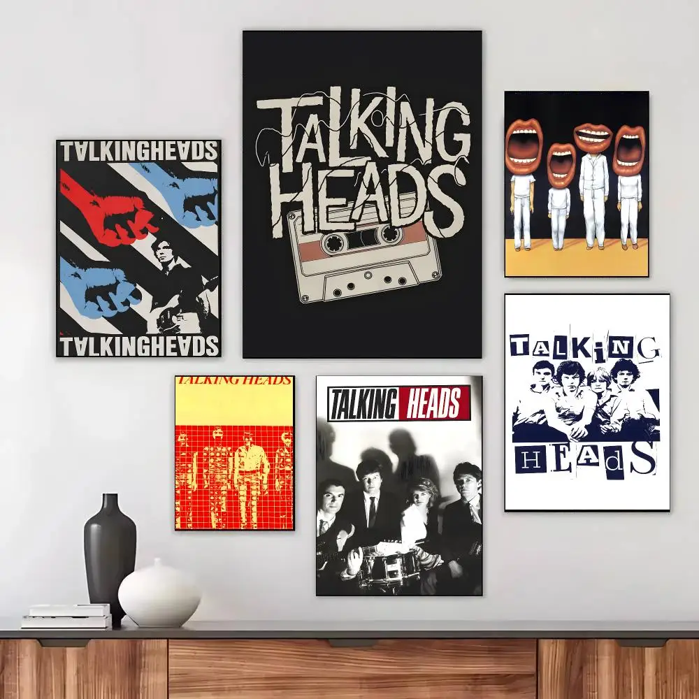Band Talking Heads Poster Modern Aesthetic Print Minimalist Bedroom Living Room Home Decor Gift