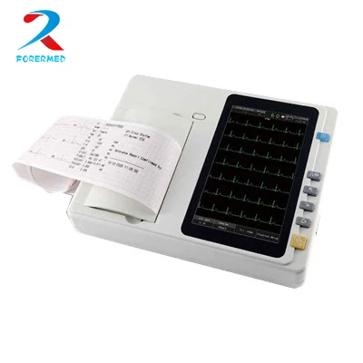 6 Channels Adult Pediatric Electrocardiogram ECG Machine