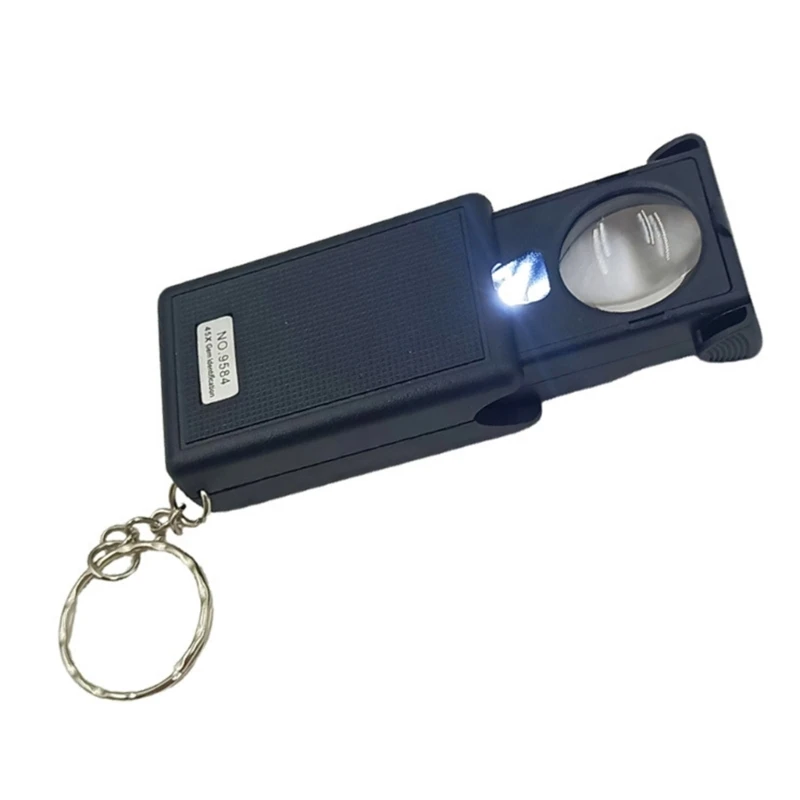 Y5GD 45X Lens And LED Light Keychain Attachment For Detail Work Lens