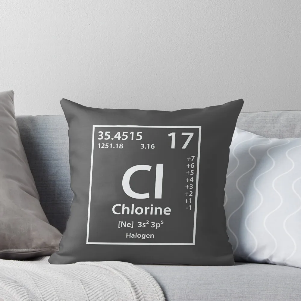 

Chlorine Element Throw Pillow pillowcases for sofa cushions Sofa Cover Pillow Decor pillow