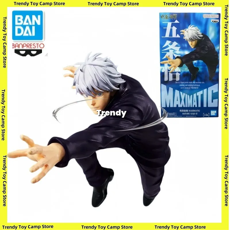 

В наличии оригинальный Bandai Jujutsu Kaisen MAXIMATIC SATORU GOJO II 22 см аниме фигурка модель игрушки настольные украшения коллекции подарок