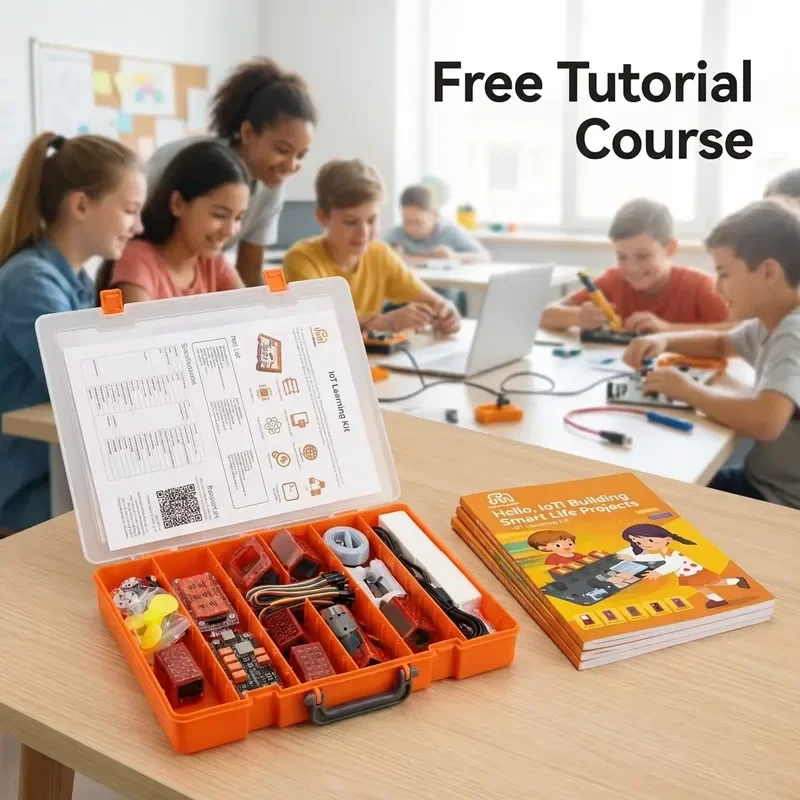 Creative 16 Chapters IoT Robotics Learning Kit for Teens Wireless WiFi Smart Home Automation and Electronic Construction