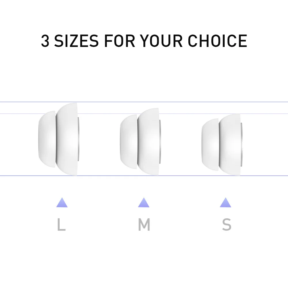 سماعات سيليكون طبقة مزدوجة منصات الأذن آيفون Airpods برو اللاسلكية بلوتوث وسائد قبعات سماعات الأذن