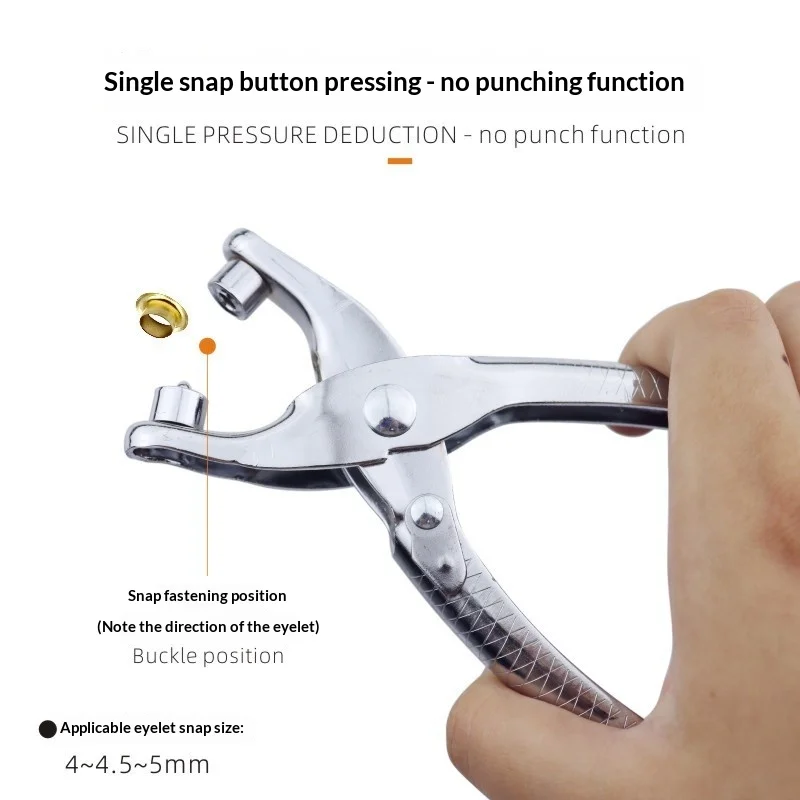 Heavy-Duty Eyelet Pliers, Pneumatic Rivet Tool, Daisy Grommets, Shoe Eyelets, DIY Hand Eyelet Installation Tool