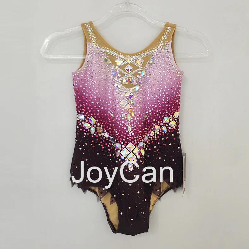 Joycan Rhthmic Gymnastik Trikots Mädchen Frauen rosa Spandex elegante Tanz kleidung für den Wettbewerb