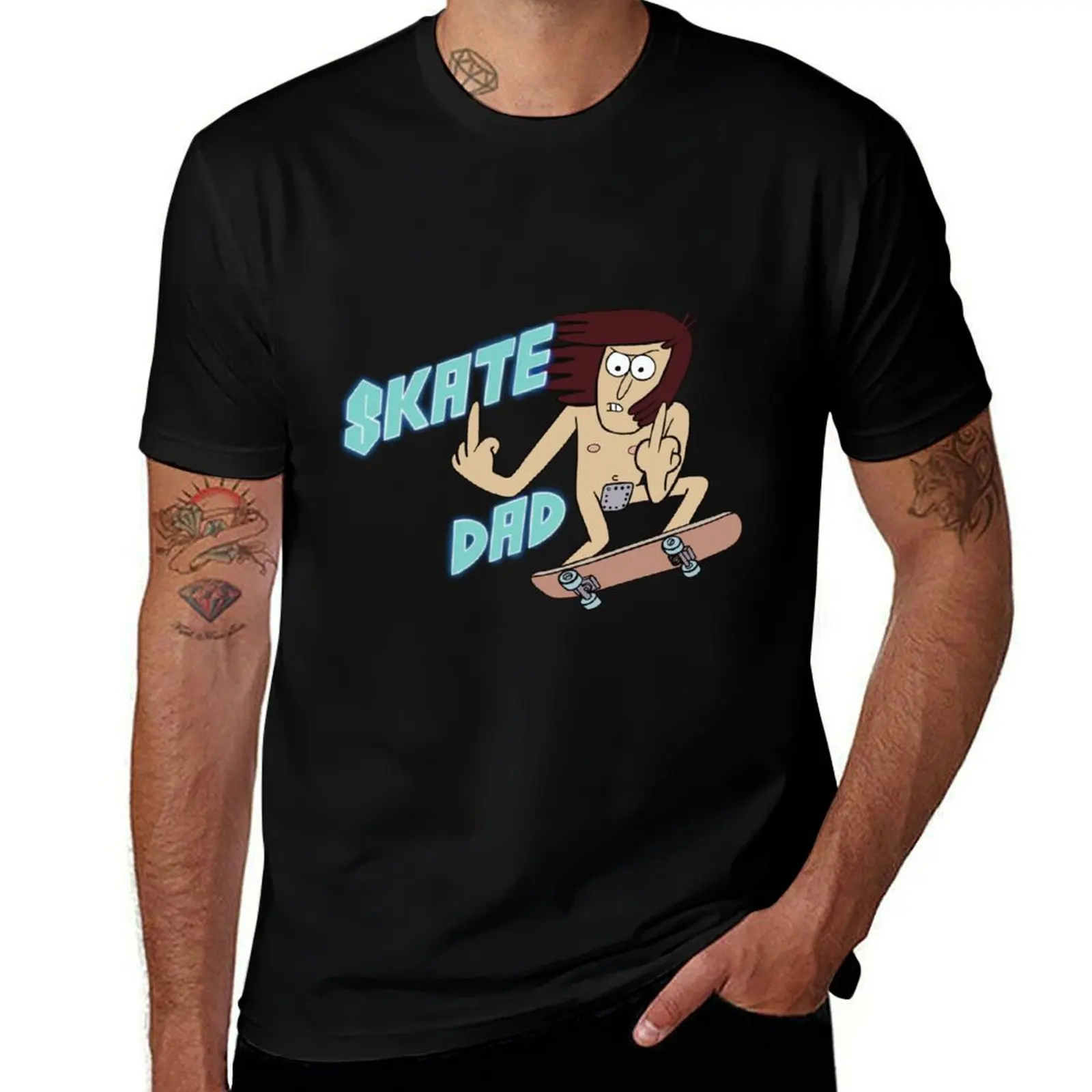 

Skate Dad T-Shirt mens graphic t shirts t shirt man plain t shirts for man slim fit T-Shirt