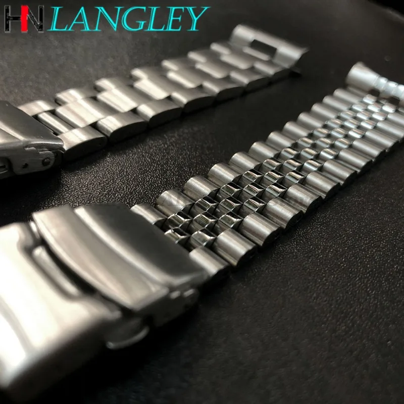 Diver Watch 18mm 19mm 20mm 21mm 22mm 316L Stainless Steel Watch Band for Seiko SKX007/009 Series Wristband Bracelet Accessories view 5