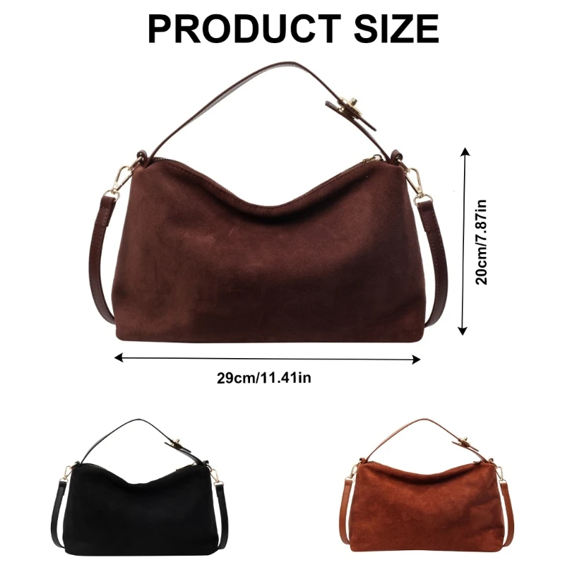 Bolso mano bolso cruzado con asa superior, bolso hombro para mujer