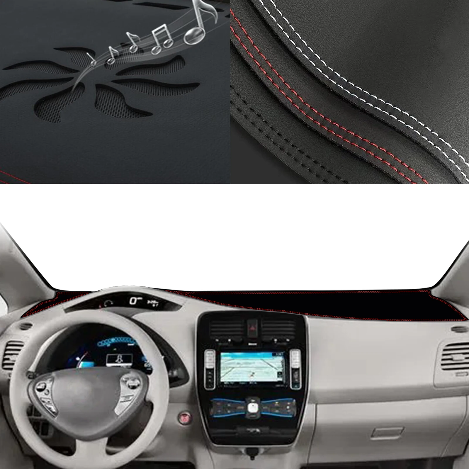 

Специальный индивидуальный чехол для приборной панели Nissan Leaf 2011-2017, антибликовая солнцезащитная накладка, коврик для приборной панели, аксессуары для интерьера