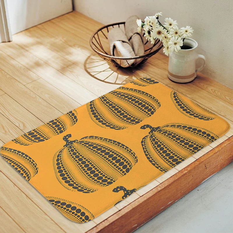 

Carpet Entrance of House Kusama Doormat Kitchen Hallway Porch Foot Mat Non-slip Balcony Bedroom Rug Slip-resistant Bathmat