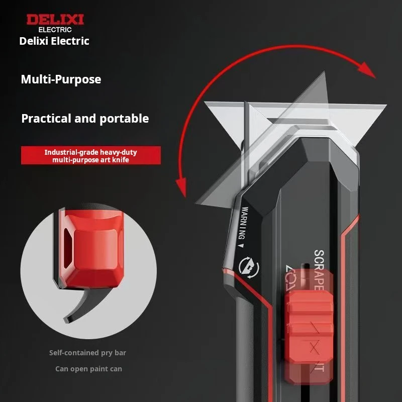 Industrial Grade Multi-Purpose Scraper Unboxing Paper Cutter Woodworking Paring Knife Decoration Team Seaming Knife