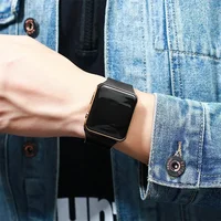 2024 mode Sport Montre numérique femmes hommes carré montres LED ceinture en Silicone électronique femmes montres numériques horloge Montre Femme 6