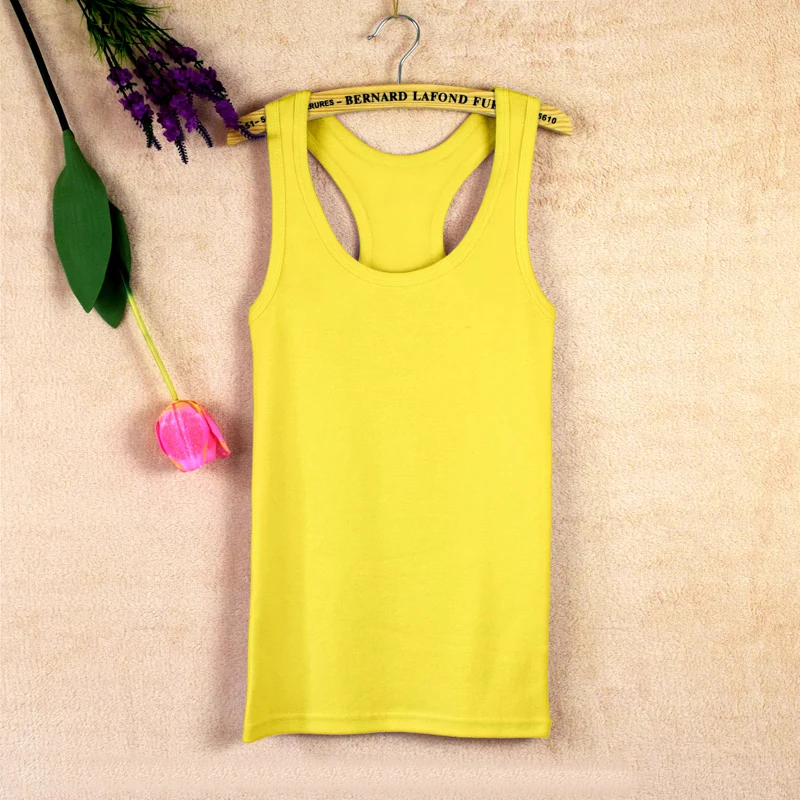 Tank topy z odkrytymi plecami damskie solidne proste na co dzień Slim Fit trening oddychający na wszystkie mecze bez rękawów podstawowy top codzienny letni szykowny damski
