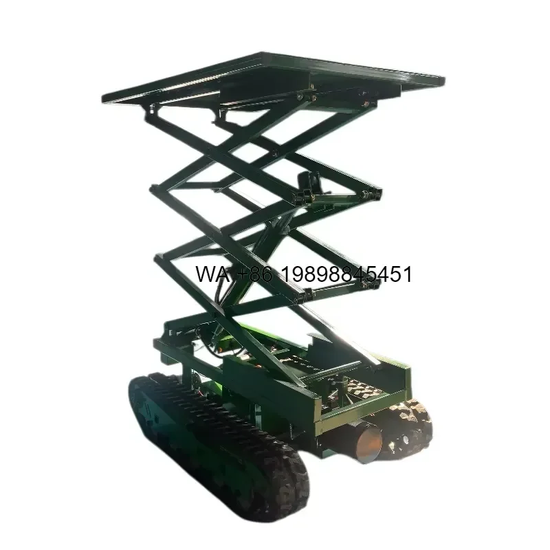 Wmwmnu for Remote Control Crawler Chassis 48V 350kg All Terrain Orchard Farm Transportation Platform Strong Climbing