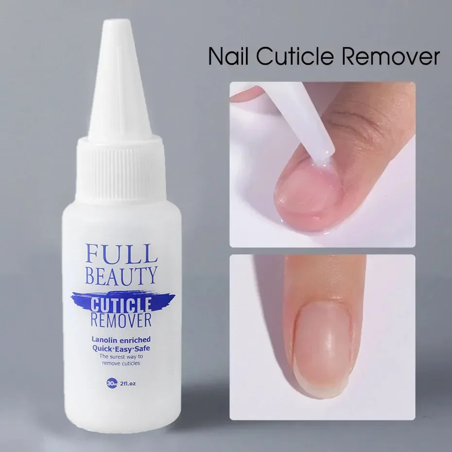 Nail Cuticle Remover Softener Liquid Exfoliator Cuticle Oil Treatment Manicure Soften Dead Skin for Pedicure Nails Care
