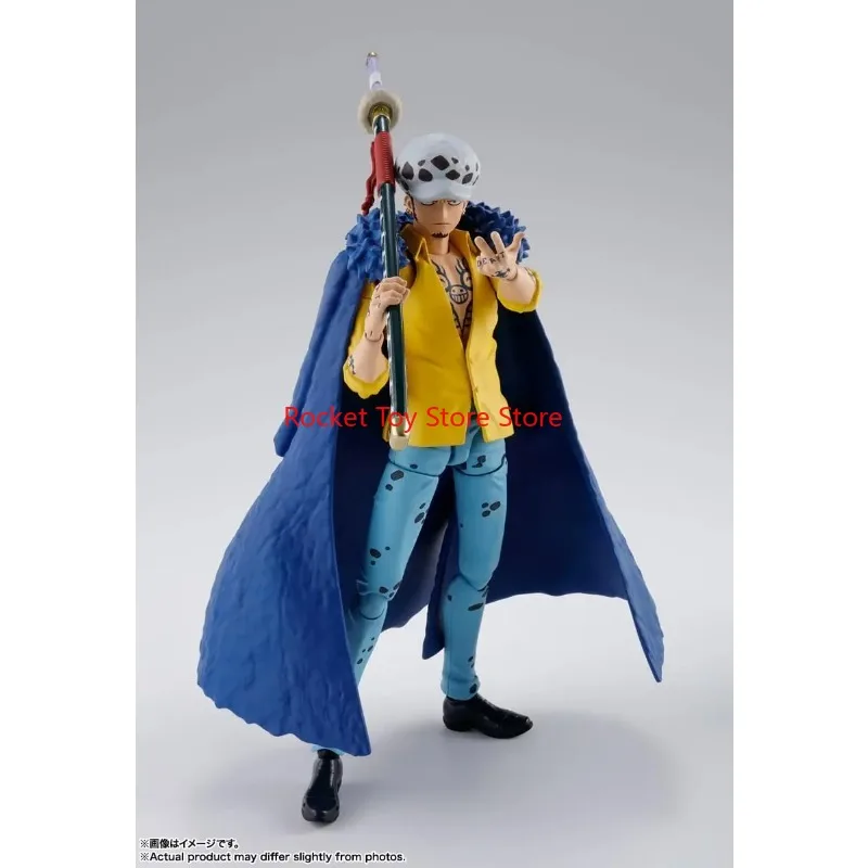 متاح بانداي SH Figuards Shf Trafalgar Law قطعة واحدة The Raid on On Onigshima لعبة شخصيات الحركة هدية