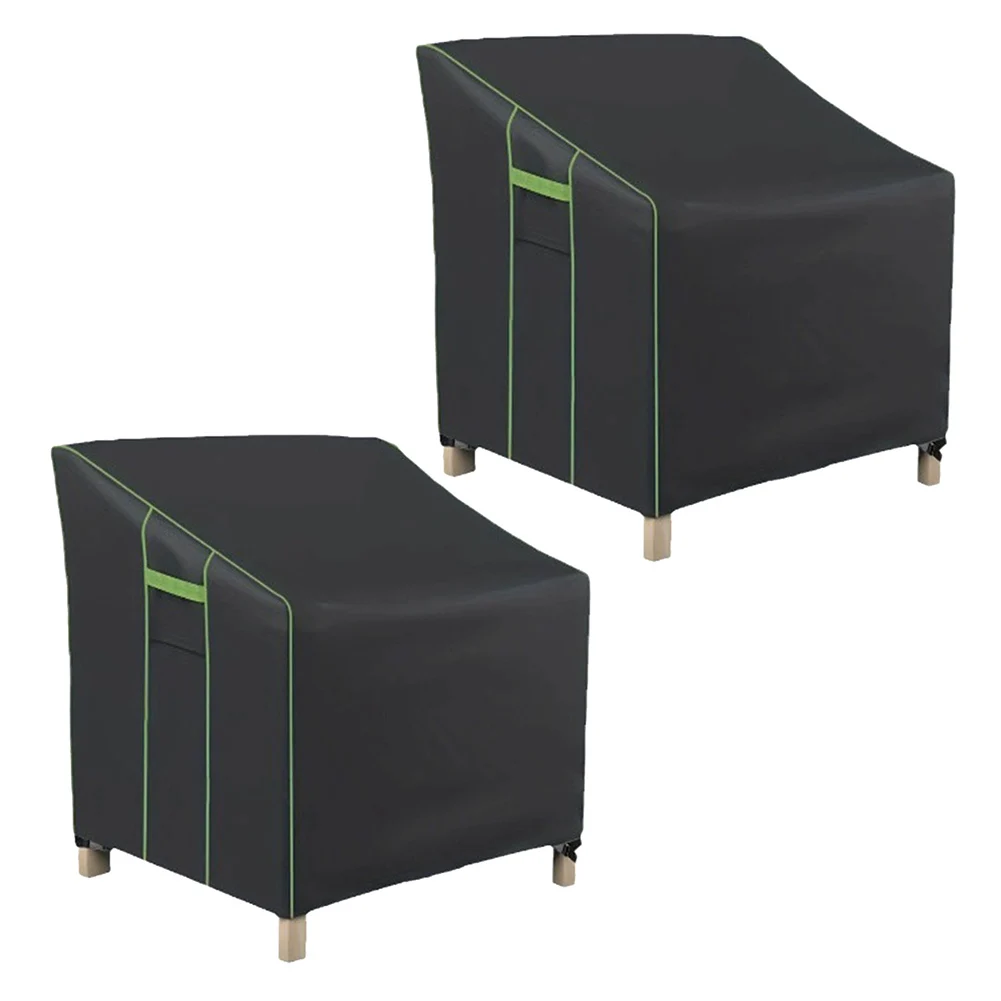 

Courtyard Sofa Cover Waterproof The Double Seat Balcony Two Person Sofa Cover 210D Thickens Heavy-duty Outdoor Covers Parts