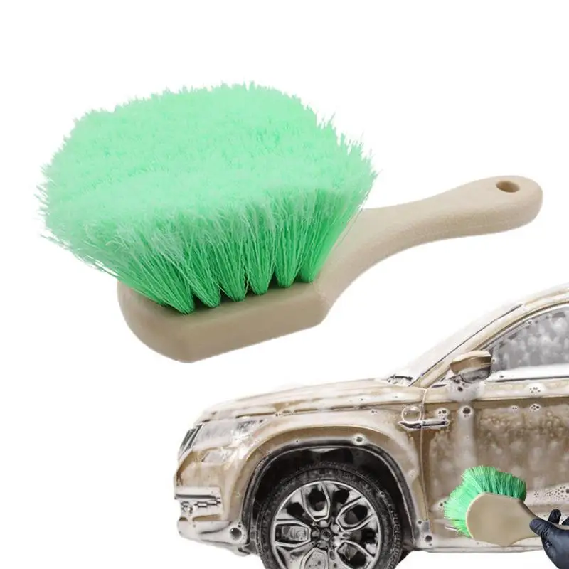 

Multifunctional Rim Cleaning Soft Bristle Brush Car Wheel Cleaning Brush Soft Bristle Car Wash Tire Scrubber for car wheel