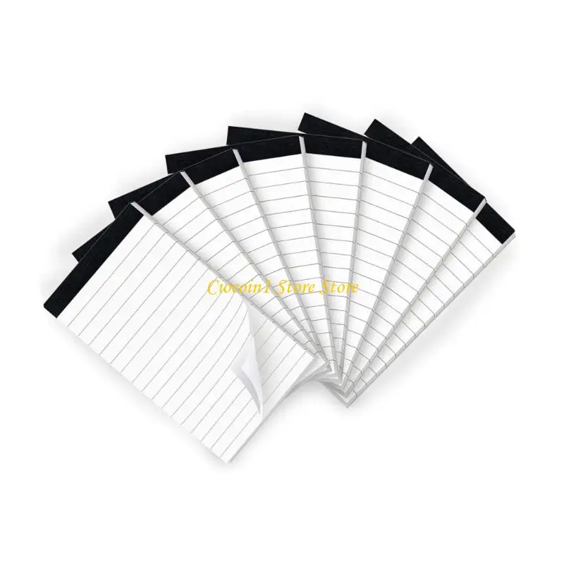 A3PC Pack of Writing Notepads Without Adhesive For Clean Easy Note Taking Any Where