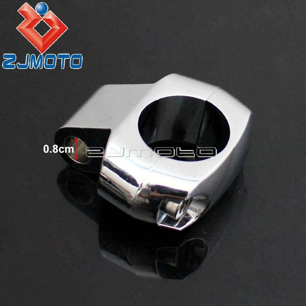 For Harley Speakers Mounting Bracket Chrome Motorcycle 1