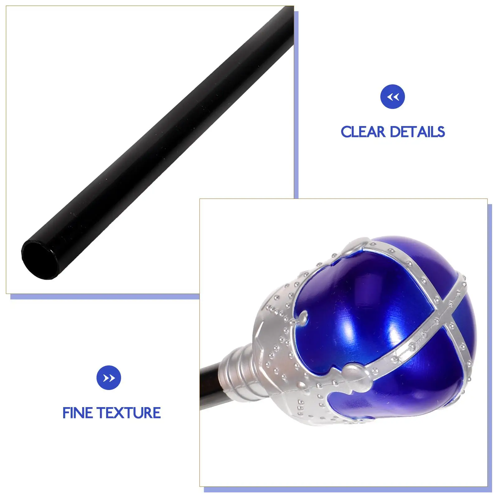 Bâton de fête King Sceptre pour enfants, accessoires décoratifs de fête d'halloween, légers et faciles à utiliser, cadeau