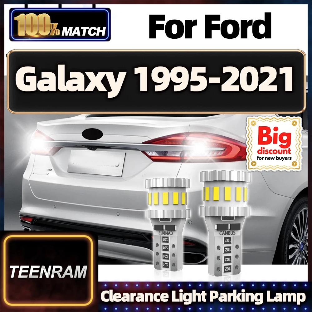 

TEENRAM для Ford Galaxy 1995 1996 1997 1998 1999 2000 2001-2021 2 шт. светодиодная лампа габарита Plug and Play парковочная лампа ампула