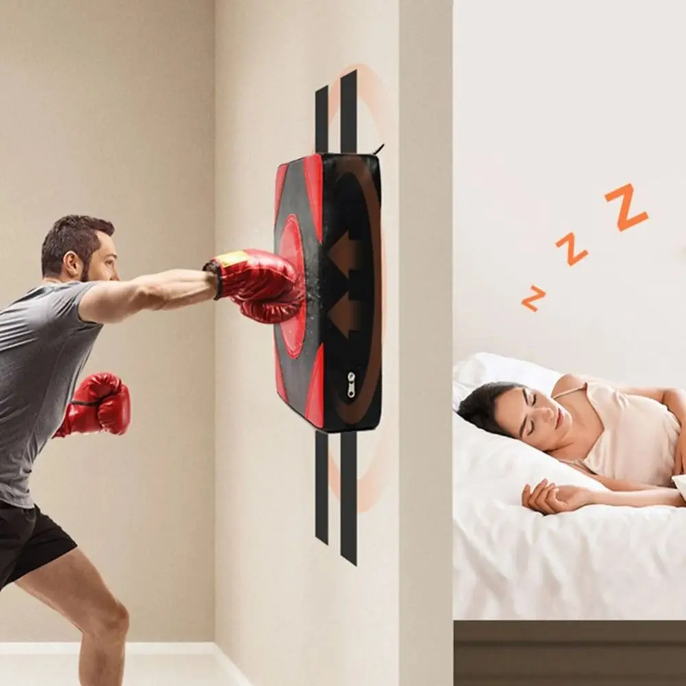 

NEW Adjustable Wall Boxing Pad Leather Drill Free Boxing Target Shockproof Taekwondo Training Pad Combat Sports