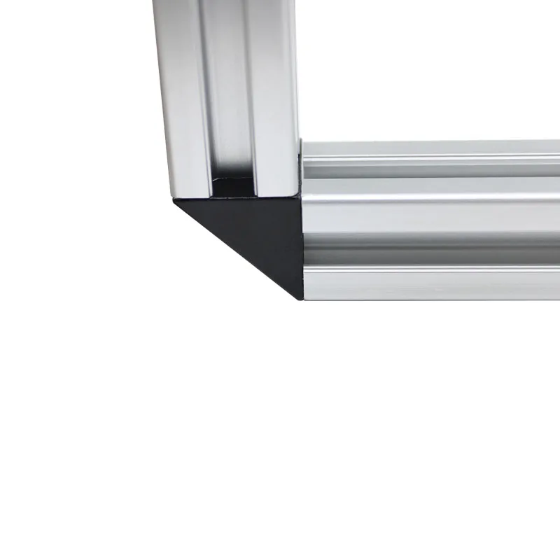 Conector de esquina de ángulo de ranura en V, soporte de ángulo de 90 grados, negro para openbuilds 2020, perfil de aluminio, piezas de bricolaje de impresora 3D CNC, 1/4 Uds.
