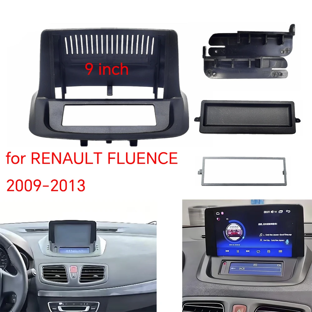 

9-inch car radio frame for Renault FLUENCE 2009-2013 car radio Android stereo GPS MP5 player panel frame fascia