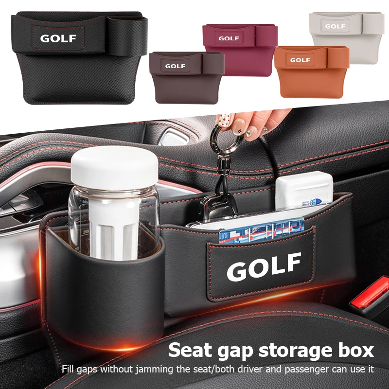 

Cup Holders For Volkswagen VW Car Styling Seat Gap Organizer Crevice Filler Storage Box Pocket Tiguan MK1 Mk2 2016 2017 2018 201