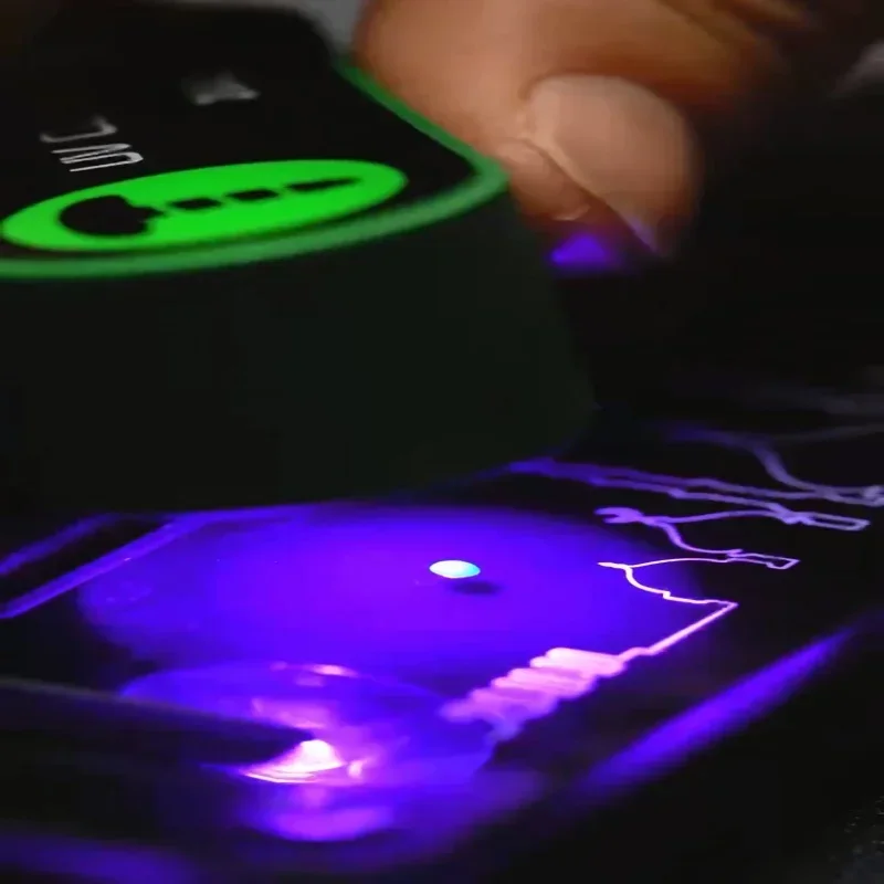 

2UUL SC08 UV Curing Lamp 365-395nm Dual Wave Mini Light for Phone Circuit Board UV Glue & Solder Mask Ink Repair Tool