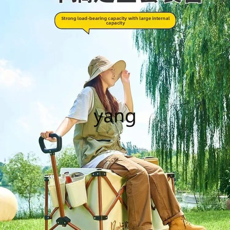 LH camper gather portable cart outdoor camp folding stall can sit