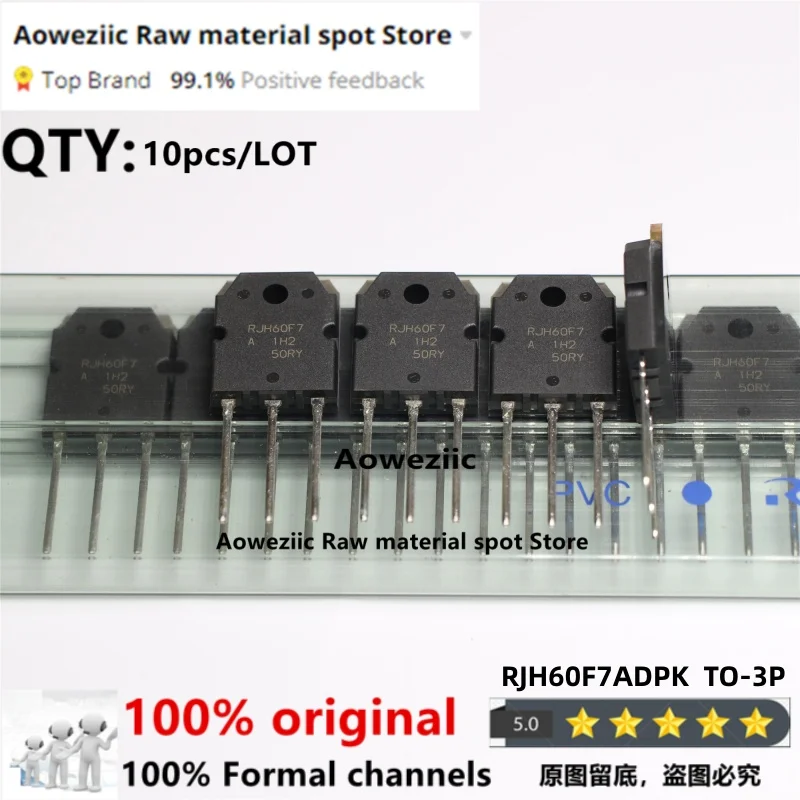 

Aoweziic 100% New Imported Original RJH60F7A RJH60F7 RJH60F7ADPK TO-247 FET IGBT tube 90A 600V