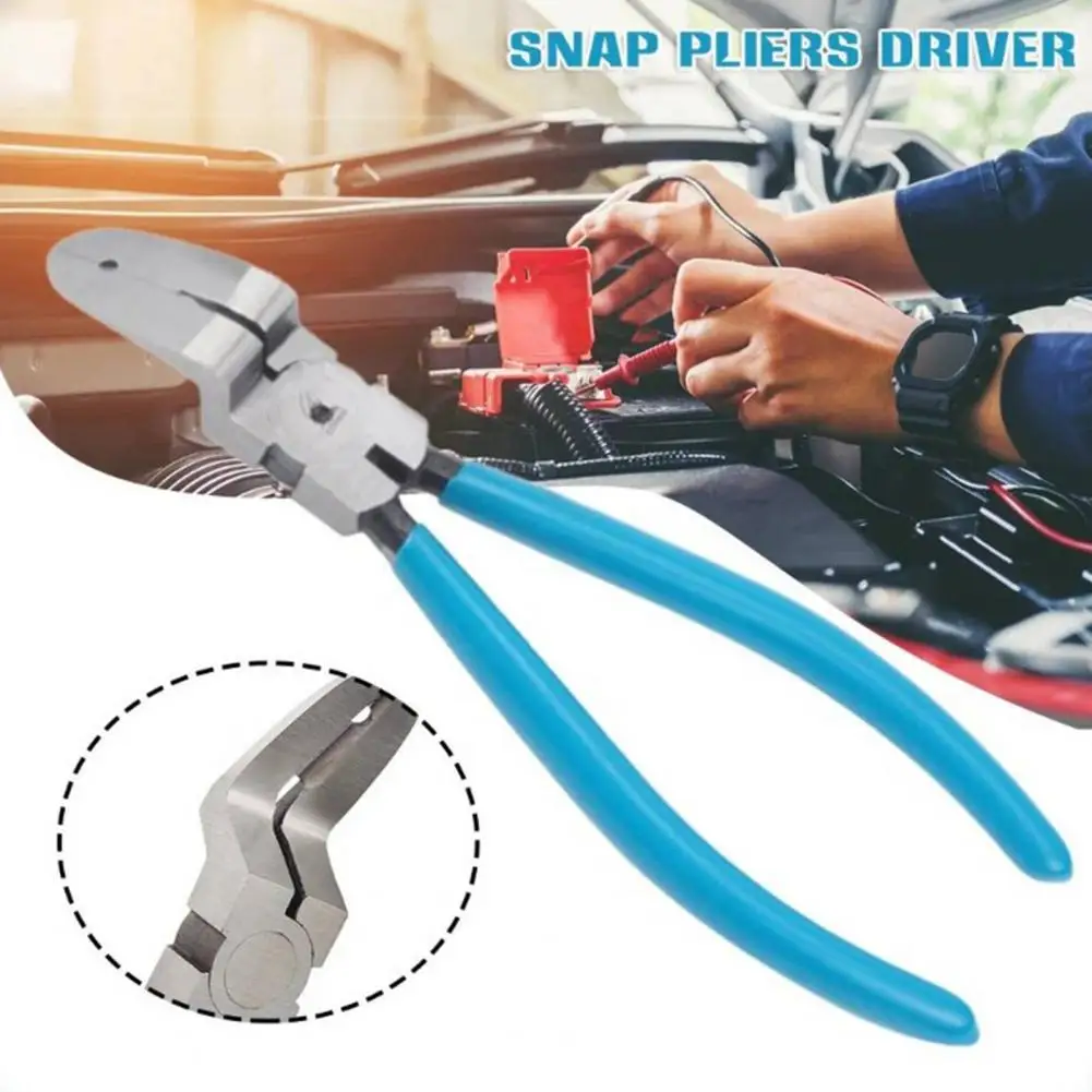 Panel Clip Pliers Automobile Snap Pliers Car Door Panel Clip Rivet Trim Removal Rivet Pry Popper Tool with Spring Mechanism