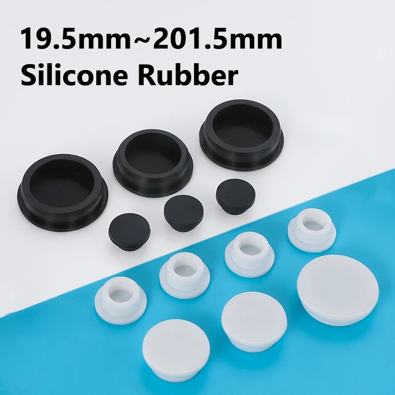 

Белая/черная силиконовая заглушка, круглая резиновая заглушка 19,5 мм ~ 2013,5 мм, пылезащитная пробка, резиновая уплотнительная крышка, заглушка, торцевые заглушки, уплотнение