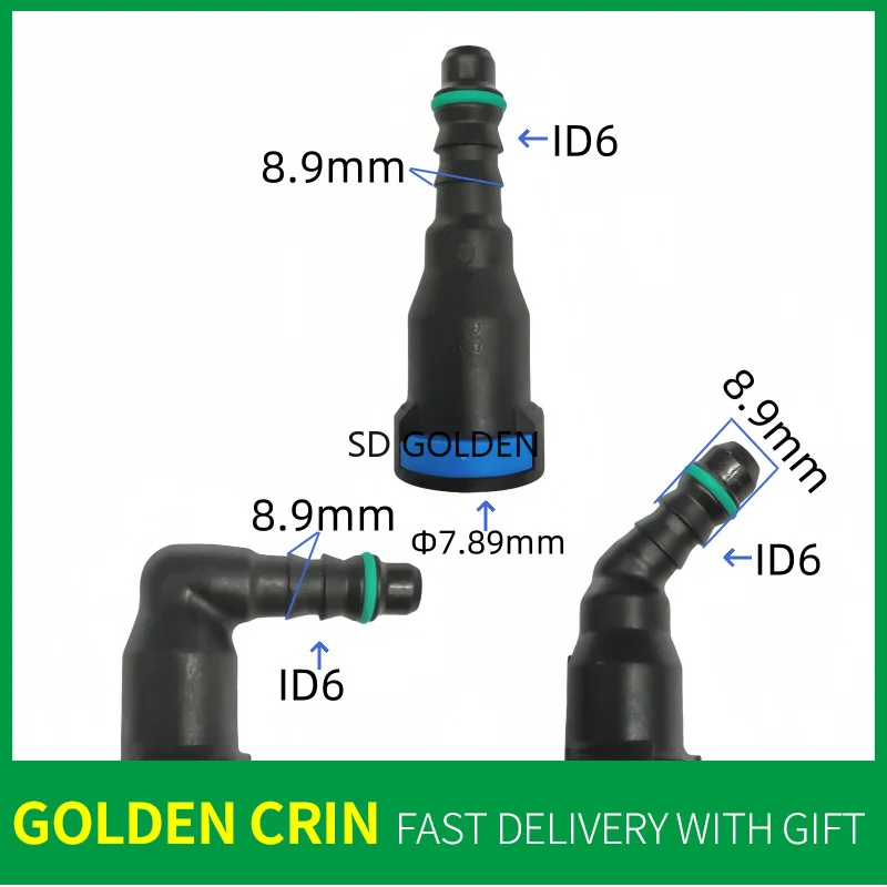 

7.89 ID6 Fuel Line Pipe Quick Connect for Volkswagen Polo Lavida, Octavia Jetta Sagitar Bora