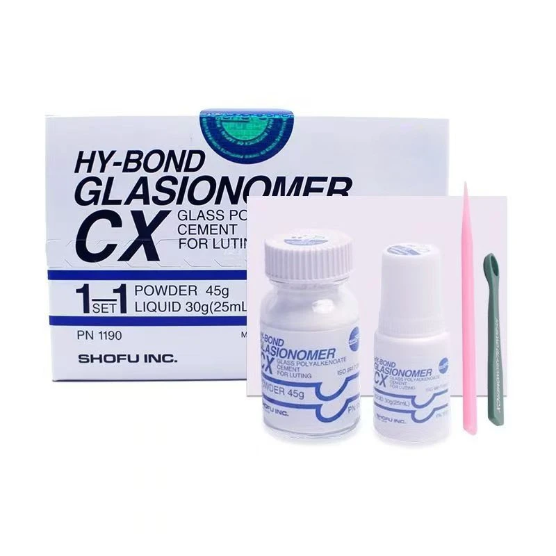 Dental CX Bonded Glass Ionomer Cement Edge Sealed All Ceramic Dental Adhesive for Filling Cavities Dental Materials