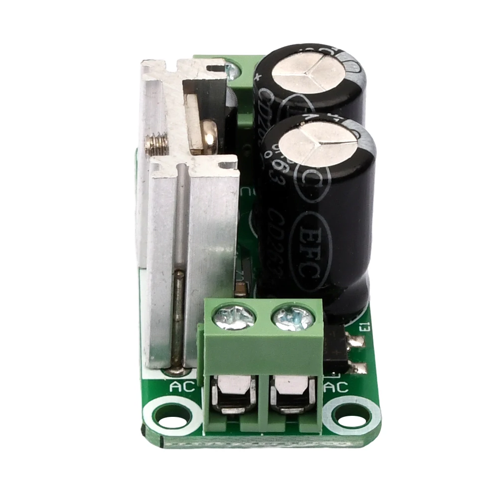 Single Regulated Power Supply Module DC 5V 9V 12V 15V 24V Rectifier Filter Board 7805/ 7809 / 7812/ 1A for Audio Amplifier