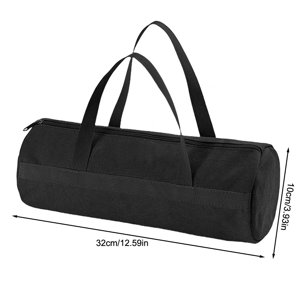 12×4 Inches Compact Canvas Tool Bag With Secure Zipper Closure For Mechanics Plumbers DIY Home Maintenance Carry Case