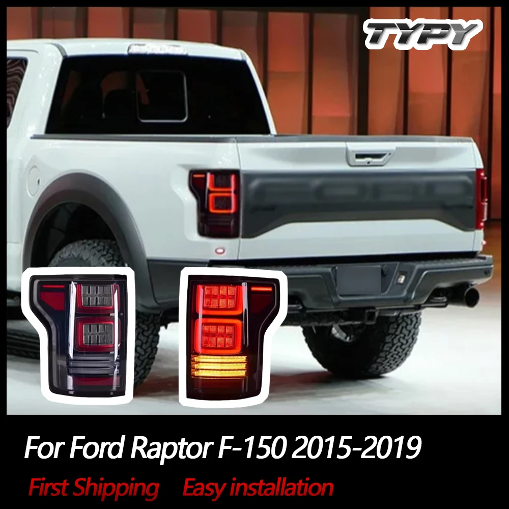 

TYPY Car Lights For Ford Raptor F-150 Taillight 2015-2019 LED Projetor Tail Lamp Daytime Running Light Automotive Accessories