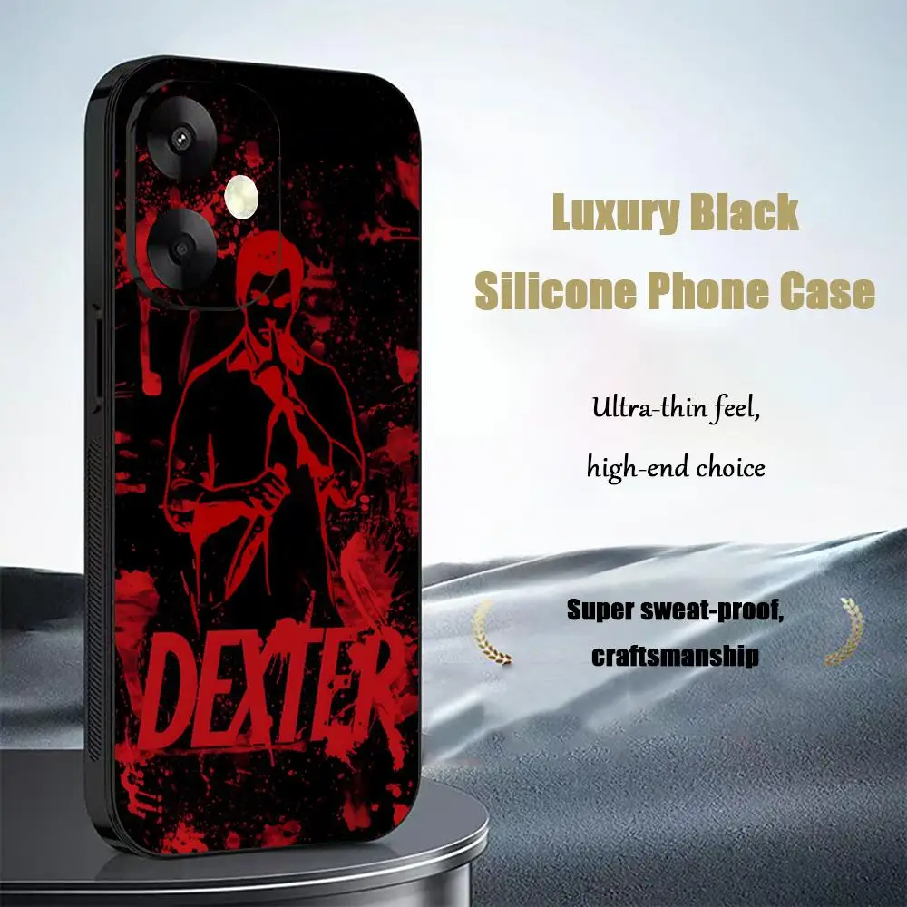 D-Dexter Morgan TV Popular Phone Case For Xiaomi Redmi 14C 13C 12C Note14 13 12 11 10 Pro Plus S Soft Black Phone Cover