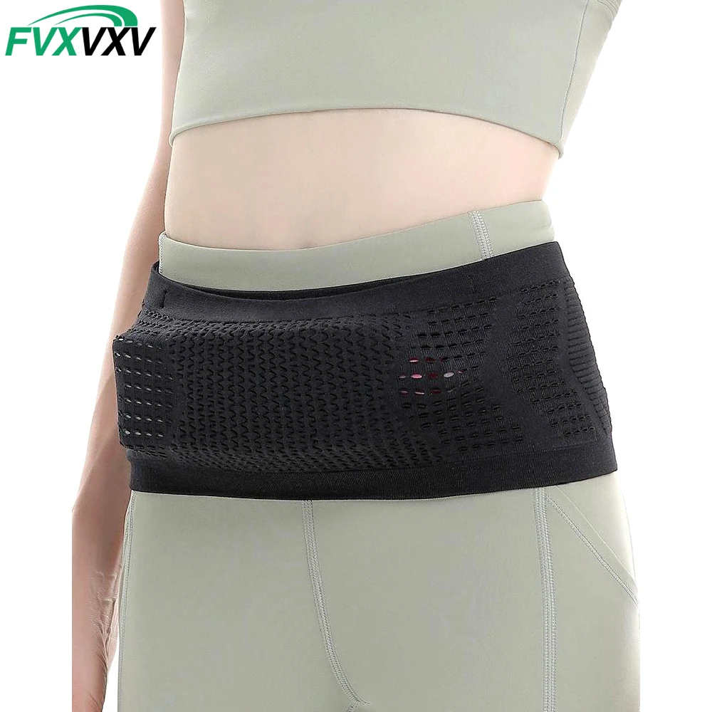FVXVXV 1PCS Slim Running Belt Men Women Running Fanny Pack Phone Holder Waist Bag Moisture Wicking Travel Sports Hiking ﻿ ﻿