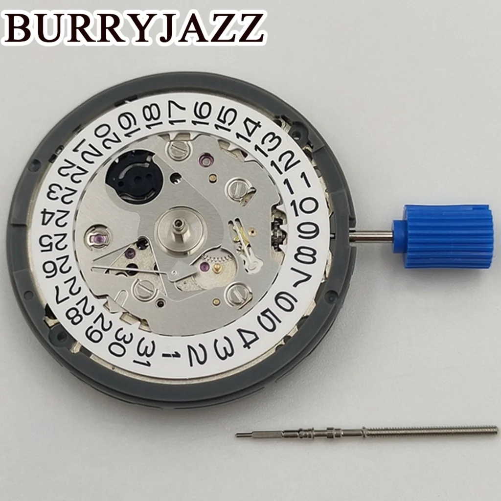 

NH35 Movement High Accuracy Mechanical White Date 24 Jewels Automatic Movement Fit 3/3.8 o'clock Crown