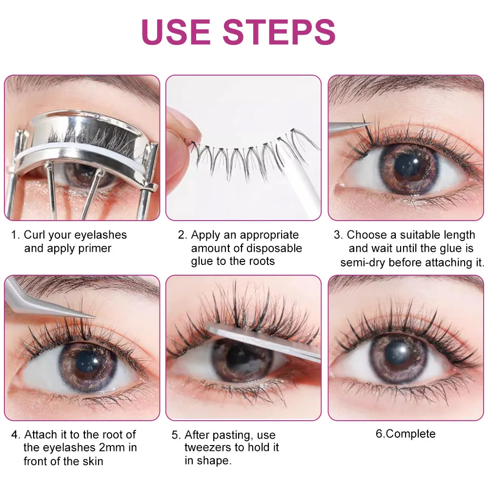 Moonlily 5ml Fast Drying False Eyelashes Glue Natural Rubber Latex No Smell Eye Lash Adhesive