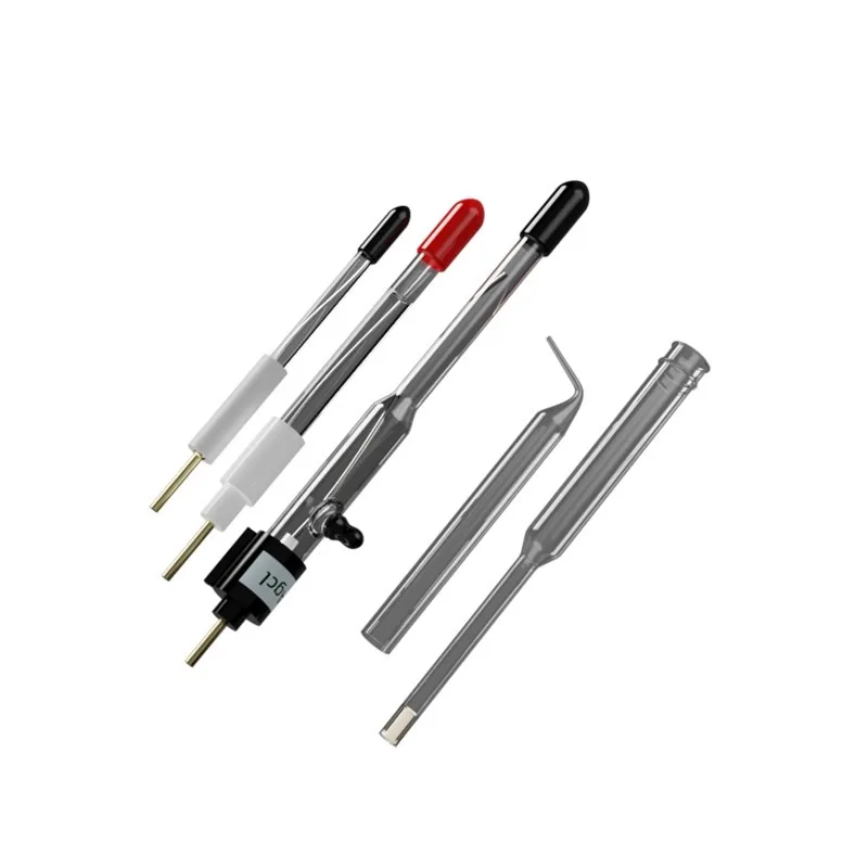 232 Luggin Capillary Reference Electrode SCE MSE HgO Ag AgCl Sensor For Laboratory Electrochemistry Cell Test